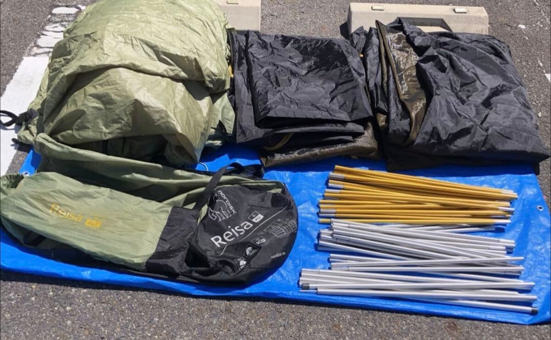 ノルディスク レイサ 6 12万円 NORDISK グリーン 6人用 テント