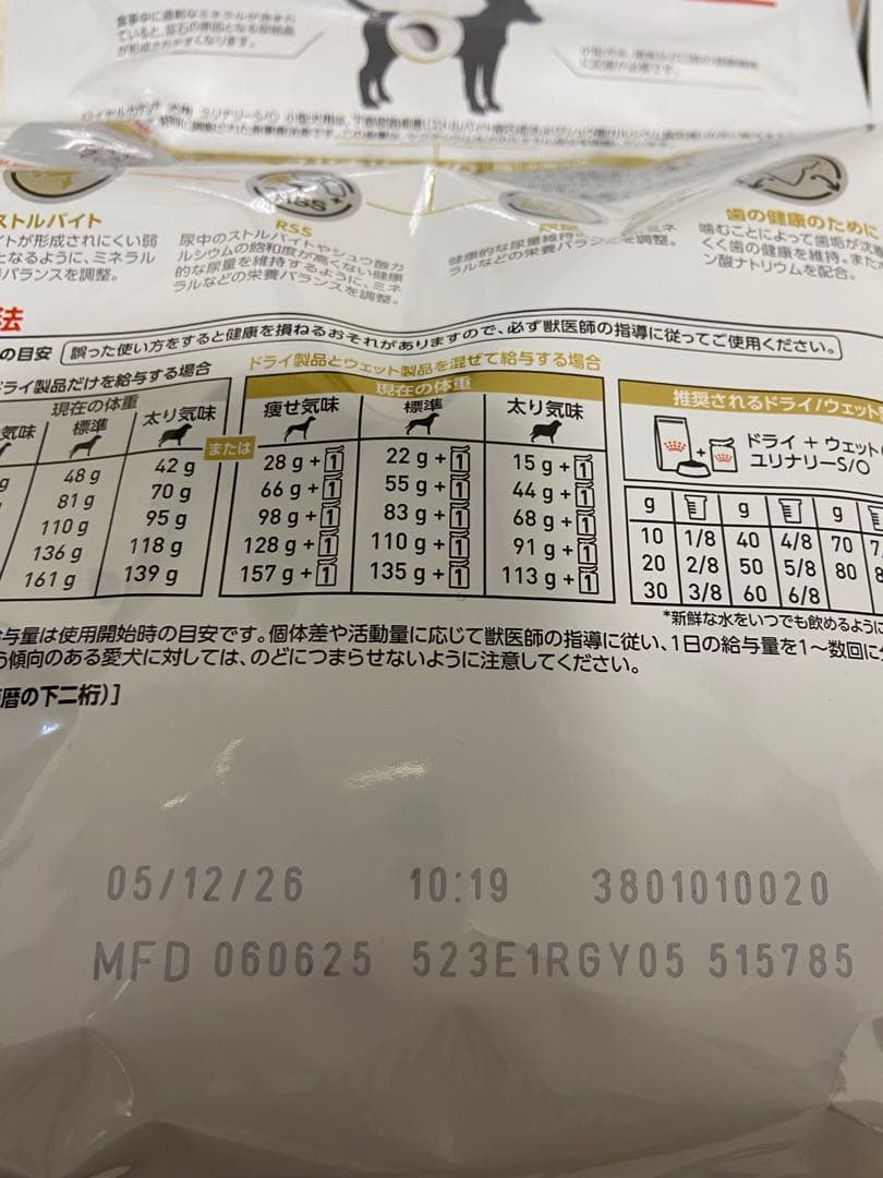  CANIN ユリナリーS/O 療法食 1kg