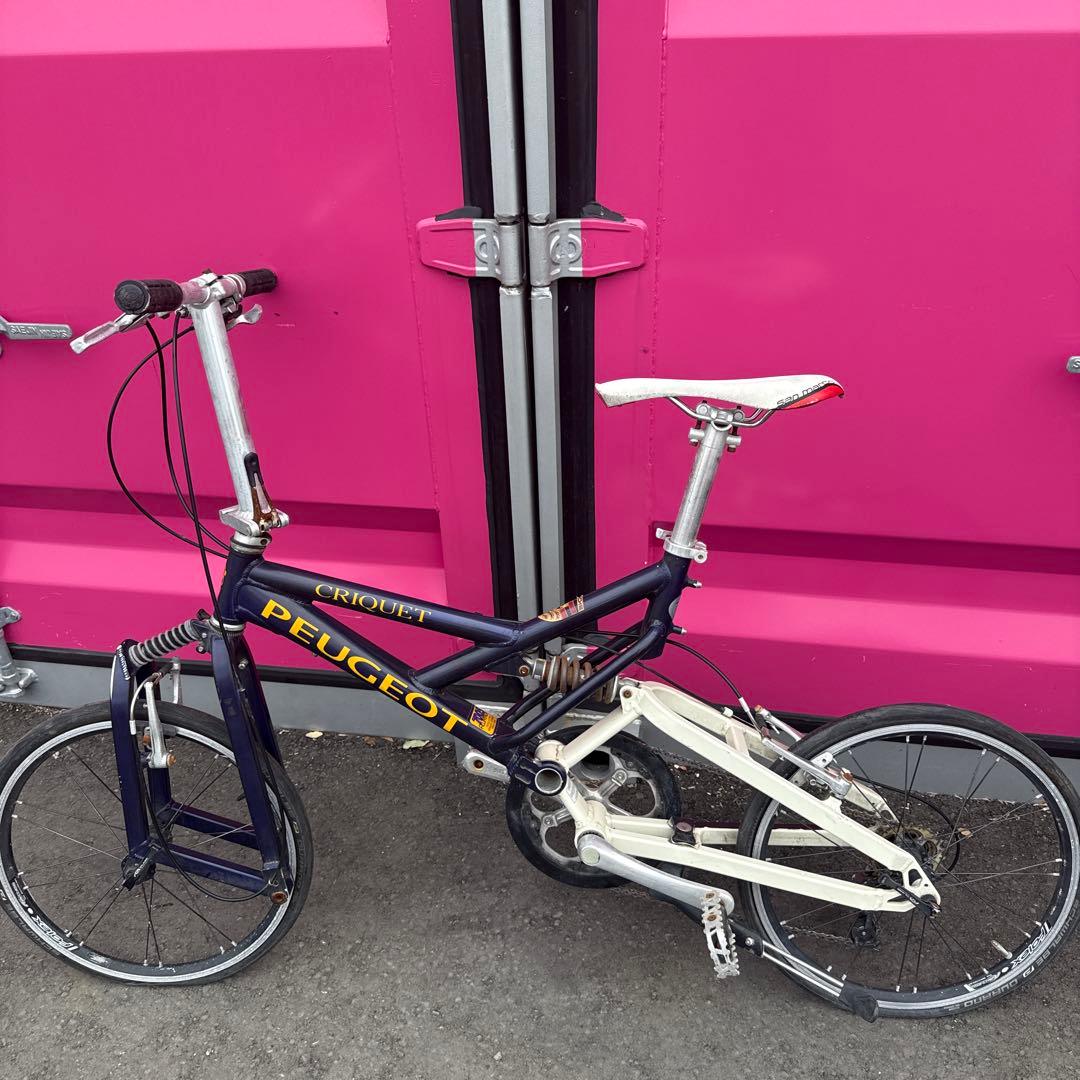 PEUGEOT 折りたたみ自転車 ネイビー　CRIQUET