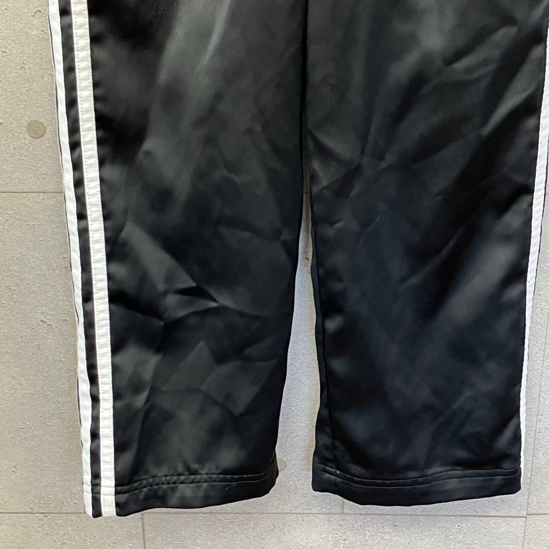 adidas アディダス ジャージ トラックパンツ ステッチ レディース S 黒