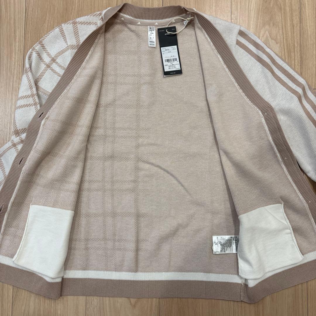 新品 アディダスゴルフ ニットセットアップ（カーディガン＆スカート）Lサイズ