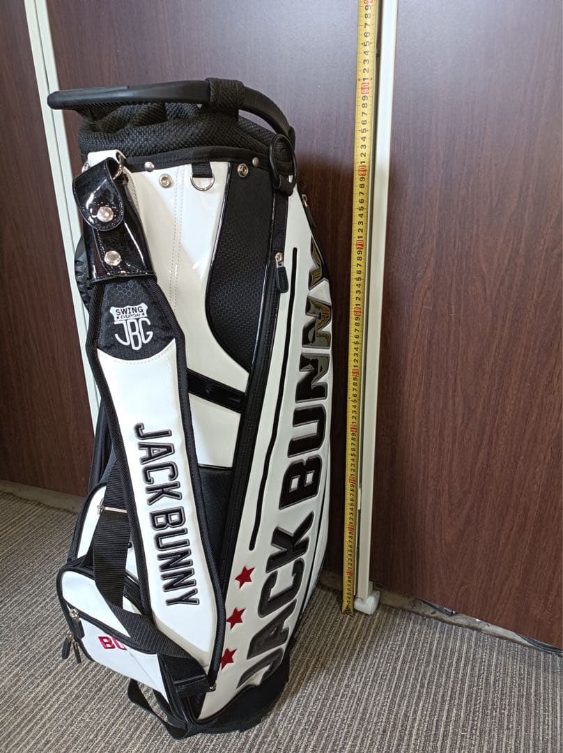 [F1879] JACK BUNNY キャディバッグ※欠損部分あり