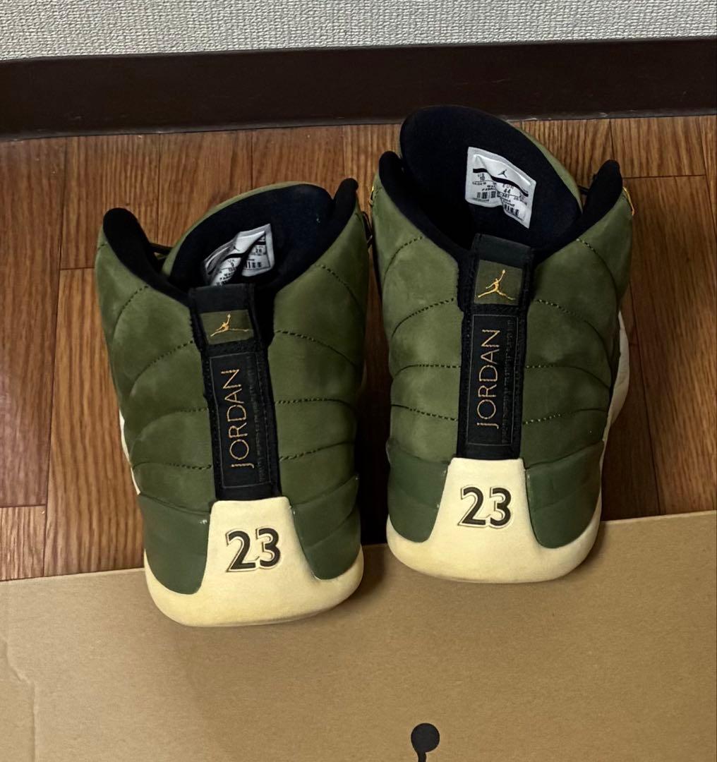 【箱付】ナイキ エアジョーダン12 \"オリーブキャンバス\"