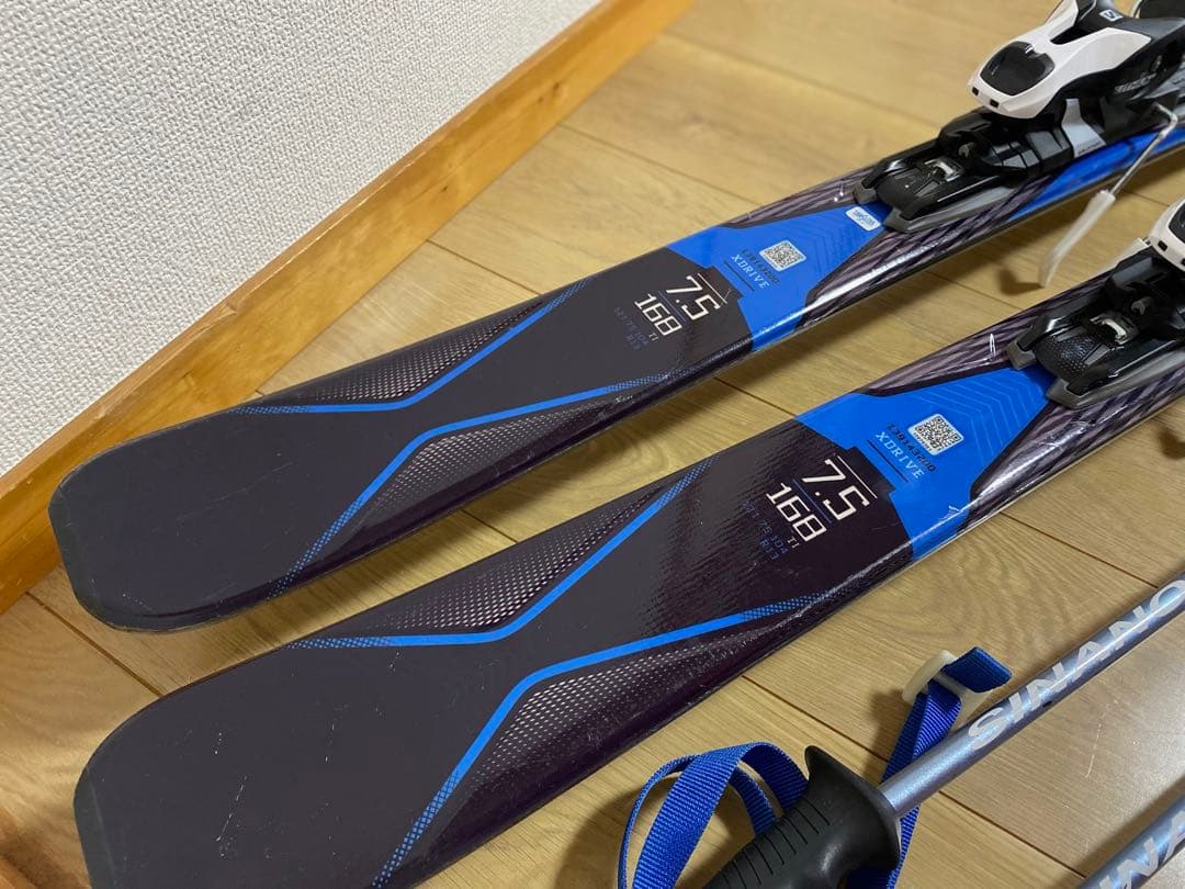 shouma salomon x-drive 7.5 スキー板 ストック