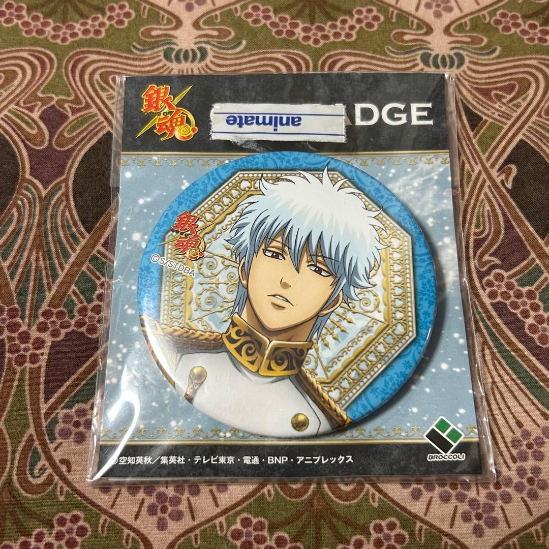 今がチャンス！【新品未開封】激レア！銀魂　坂田銀時　銀河侍伝説　缶バッチ