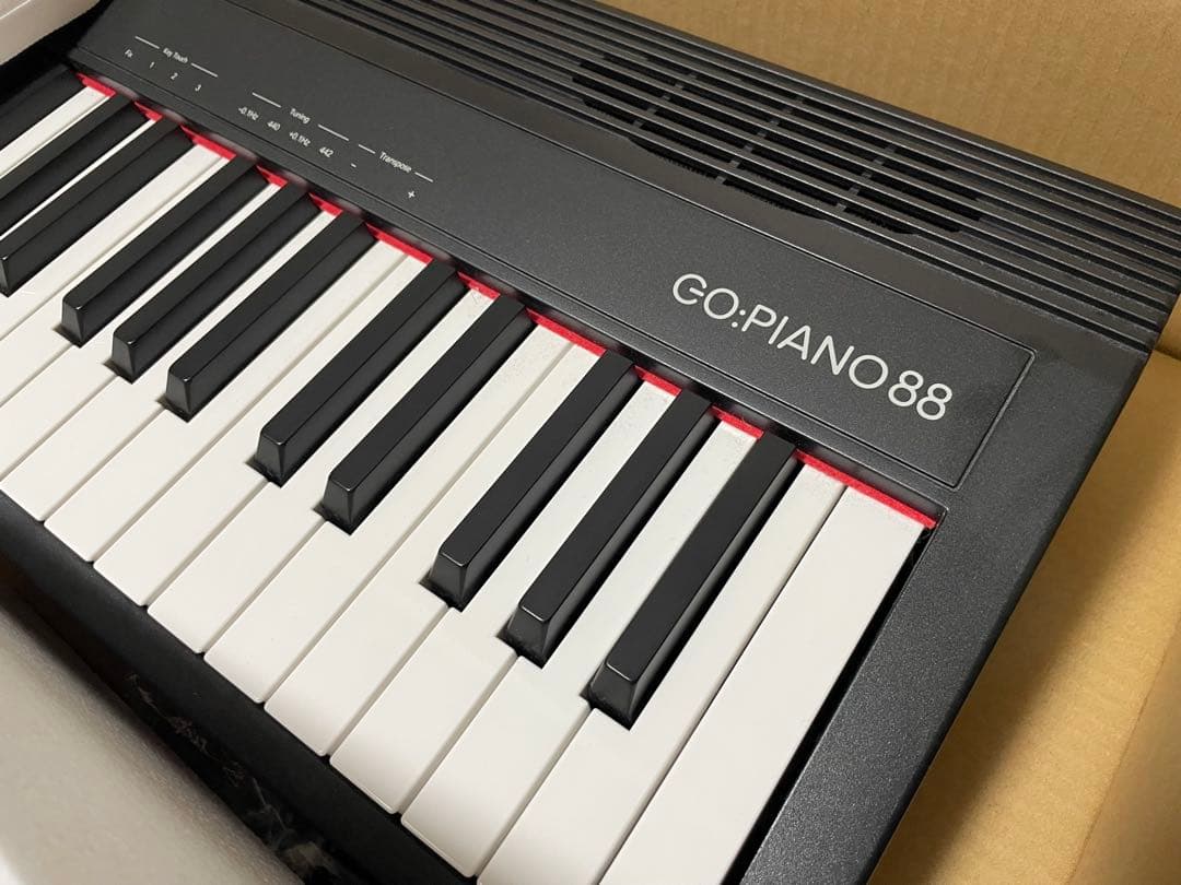 【ペダル・譜面台付属】GO:PIANO 88鍵盤 電子ピアノ【ほぼ未使用】
