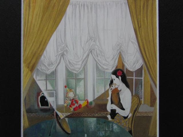 阿部盛有、【燦（17年前のある一刻）】、希少な画集画、新品高級額