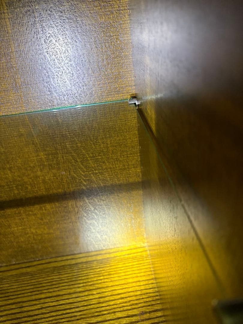 英国調 ステンドグラス キャビネット 三越ブルージュ風 アンティーク