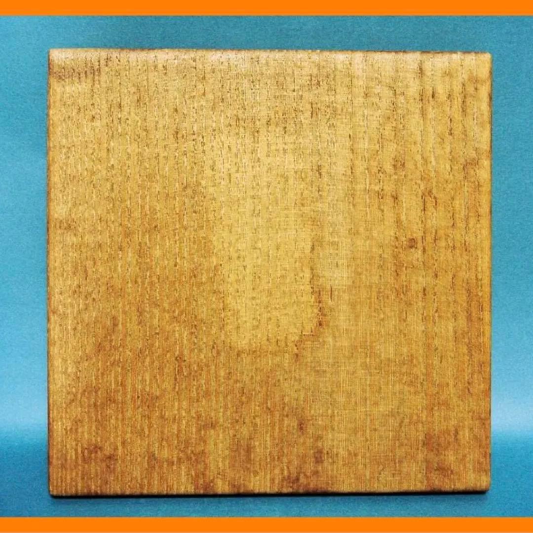 270『古い空箱（四方桟 紐付き）』黄　/骨董品 古美術 アンティーク 古玩