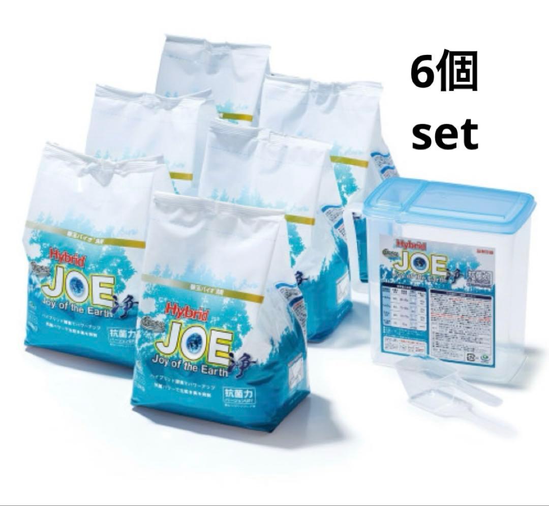 善玉バイオ洗剤ハイブリッド浄 1.3kg×6袋(ケース、計量スプーン付き)