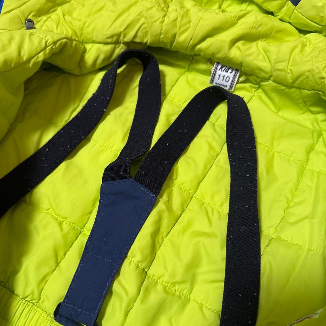 mont-bell スノーウエア　110 つなぎ　雪遊び