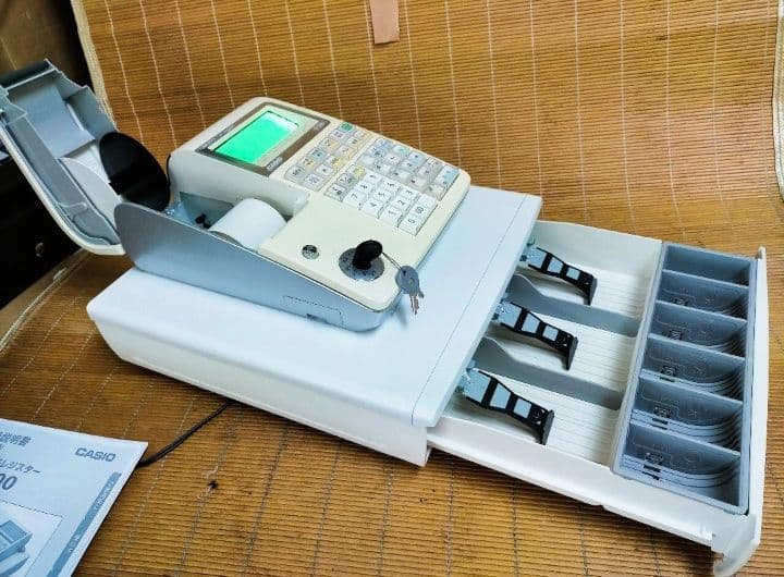 カシオレジスター　TE-300　フル設定無料　 送料無料人気機種　200222