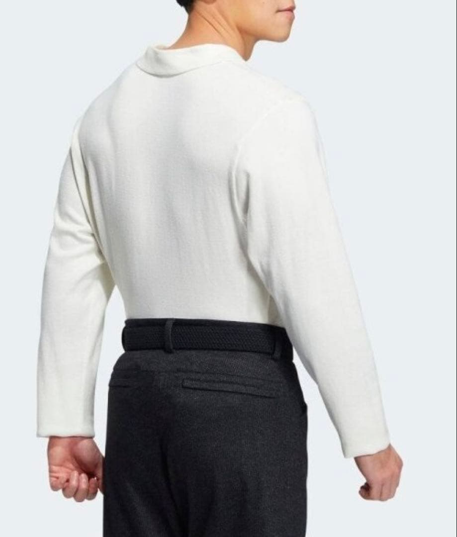 送料無料 新品 adidas GOLF アーガイル柄セーター ポロ 2XL WT