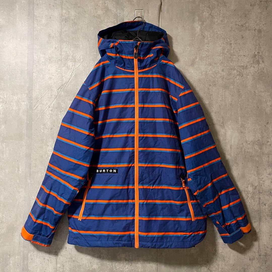 BURTONバートンスノーボードジャケットスキーウェアパーカーボーダー青ブルー紺