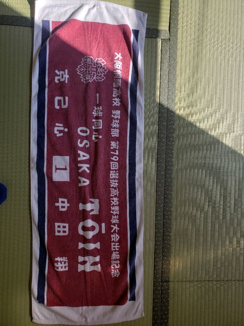 OSAKA TOIN 応援タオル 中田翔