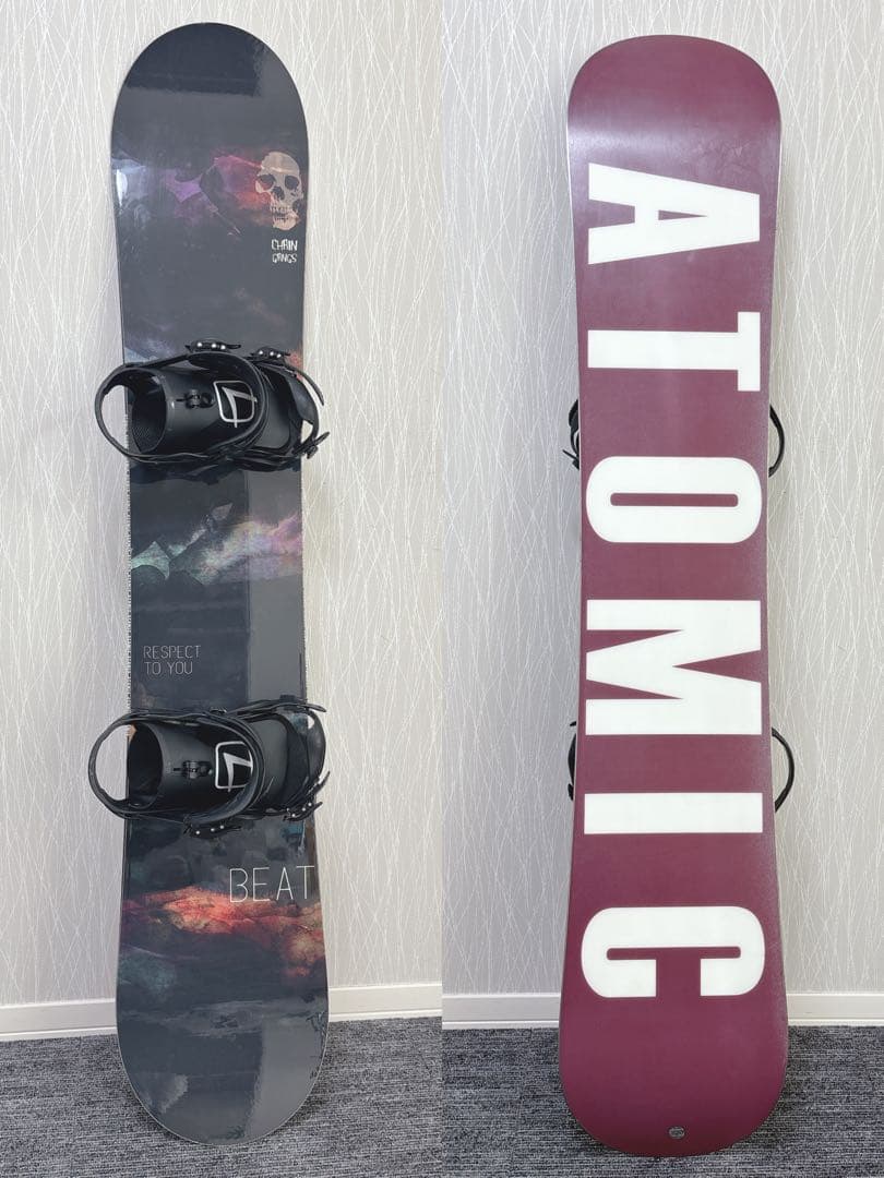 36美品❗️超豪華❗️ATOMIC/LINK メンズスノーボードセット★153cm