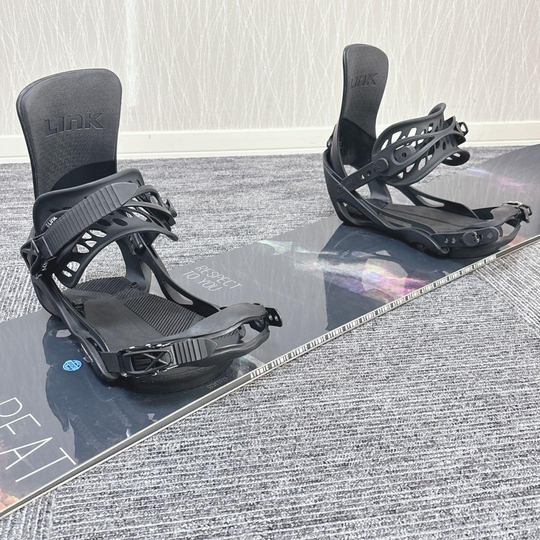 36美品❗️超豪華❗️ATOMIC/LINK メンズスノーボードセット★153cm