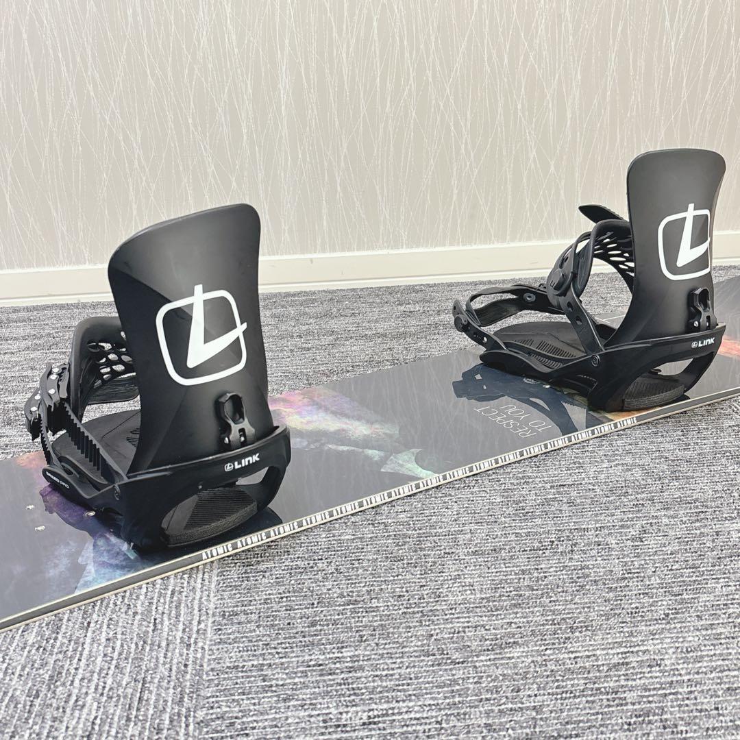 36美品❗️超豪華❗️ATOMIC/LINK メンズスノーボードセット★153cm