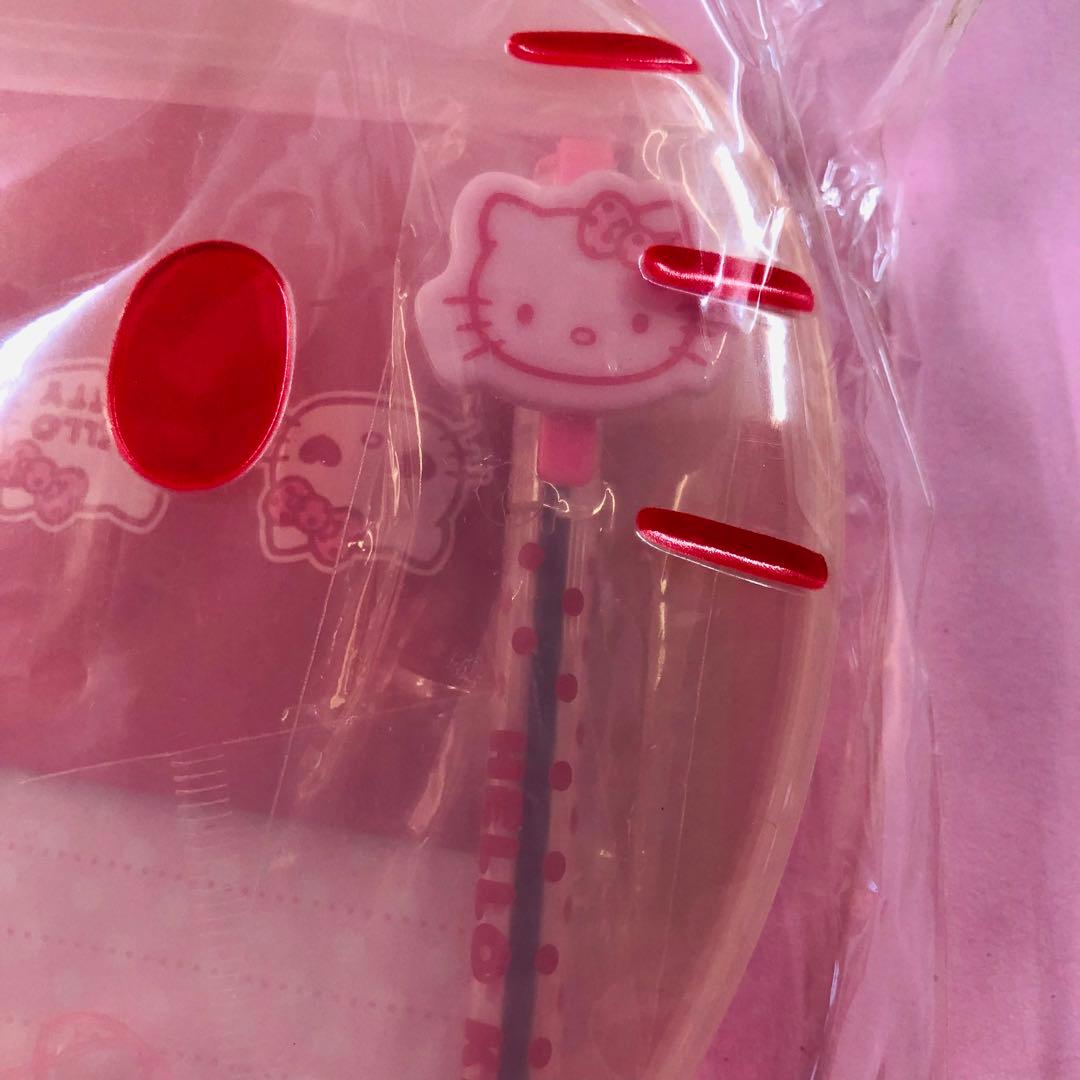 激レア★2008年製 ハローキティ ステーショナリーセット 顔ケース 文具セット