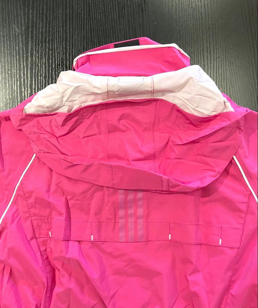 最終値下げ 新品 未使用 ピンク レディース M レインウェア アディダス 桃色