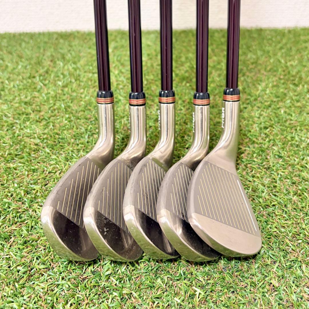 プロギア　TR-X 505 プレミアムレッド　レディース　アイアンセット　5本