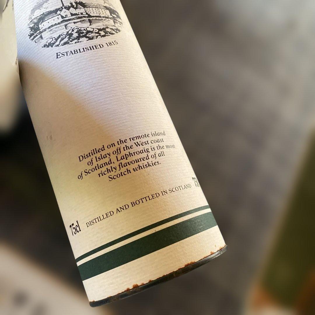 ラフロイグ　シングルモルト　未開栓　旧ボトル　旧ラベル