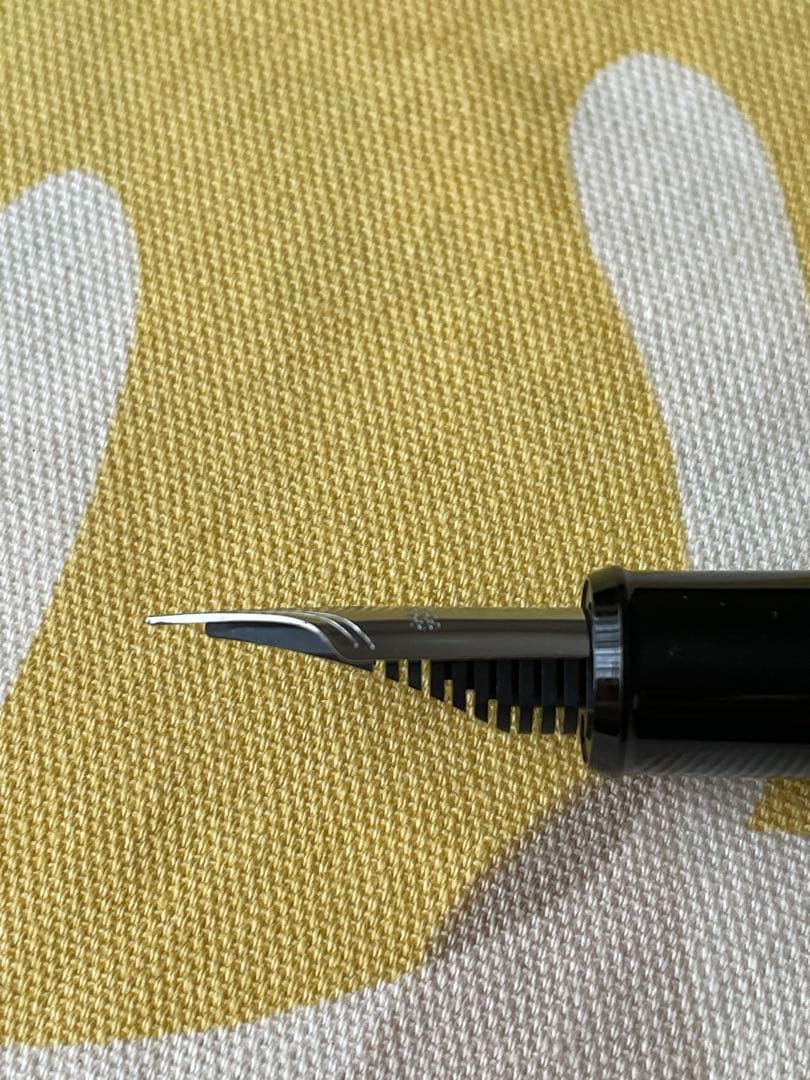 プラチナ万年筆　漆黒　闇鋭竹虎王図