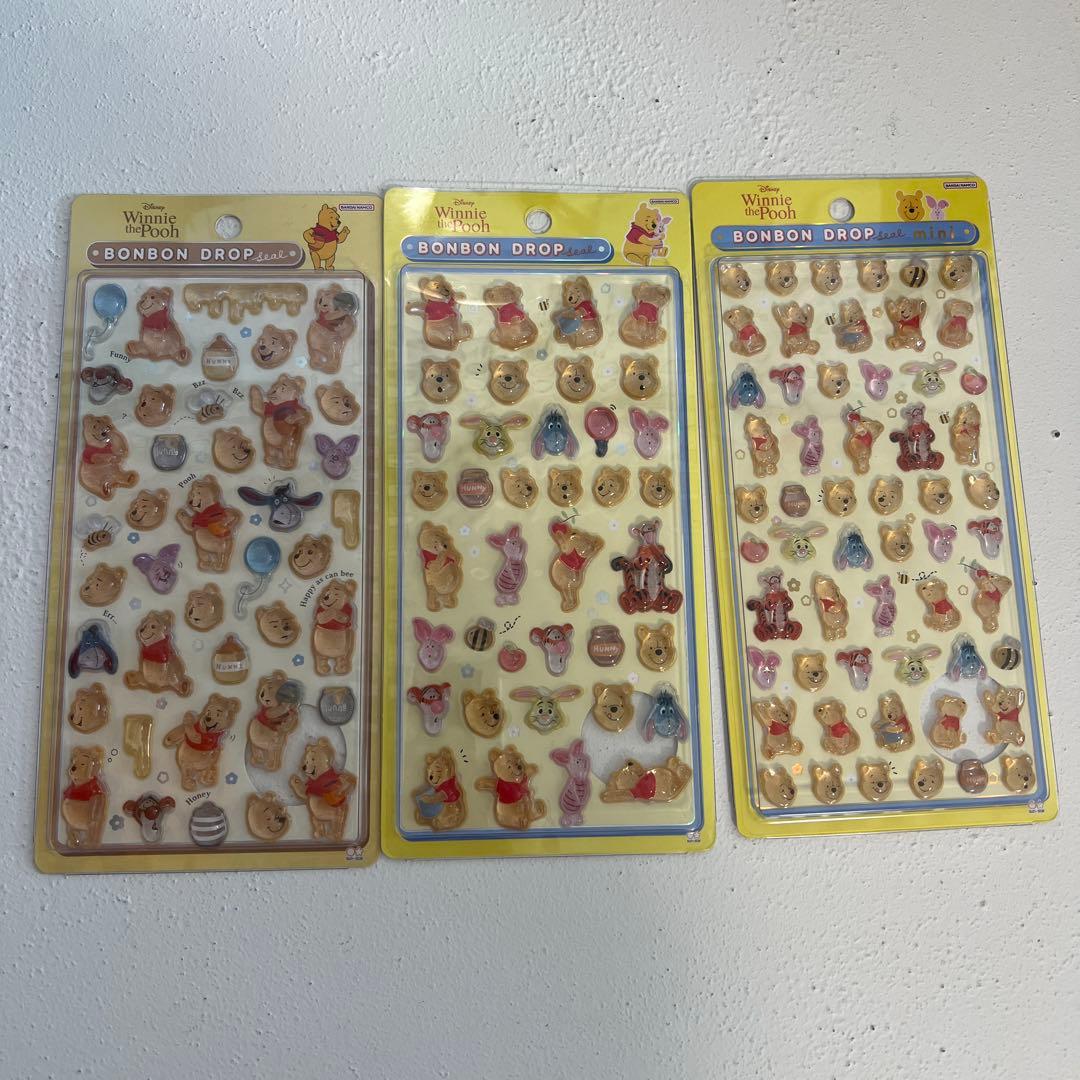 ボンボンドロップシール　プーさん