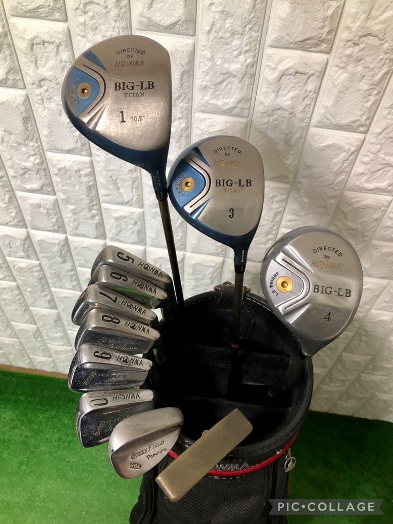 初心者おすすめ☆メンズ ゴルフクラブセット☆ホンマ☆キャディバッグ付