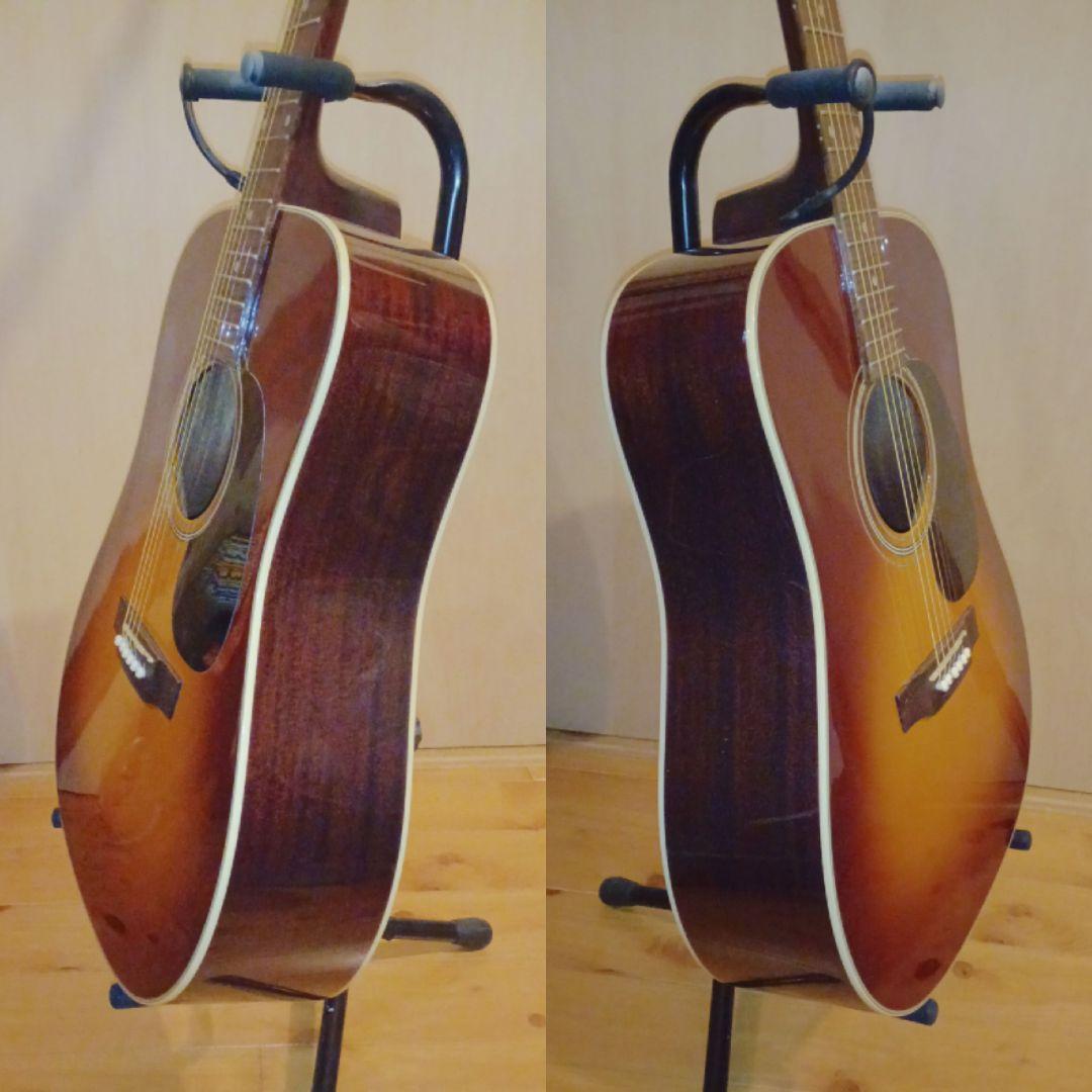 【送料込】【美品】アリア　ドレッドノート　ARIA　トップ単板　低弦高　整備済