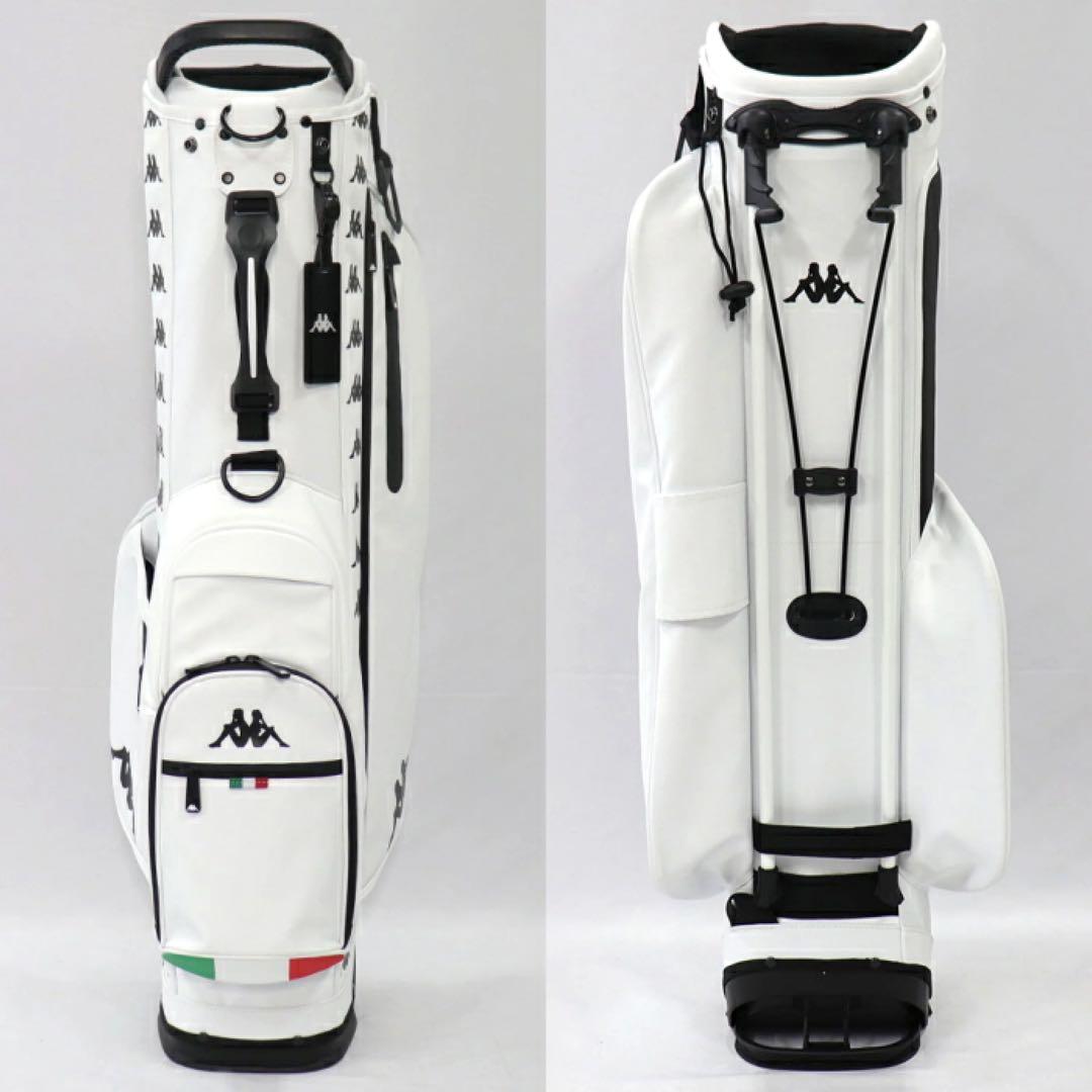 【新品】カッパ ゴルフ KP-CB0002 スタンド キャディバッグ 8.5型白