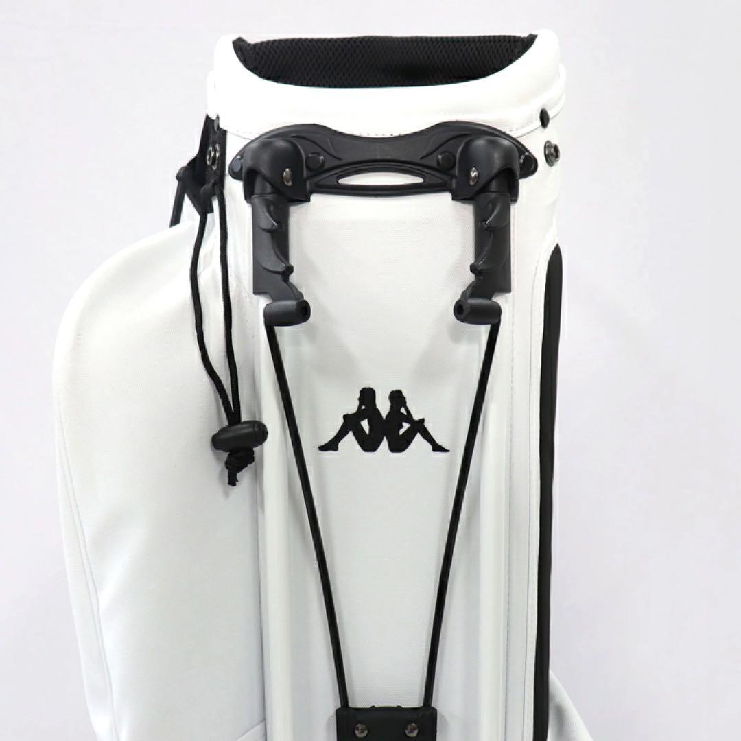 【新品】カッパ ゴルフ KP-CB0002 スタンド キャディバッグ 8.5型白