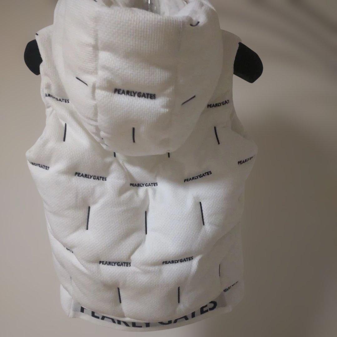 PEARLY GATES フード付きベスト ホワイト