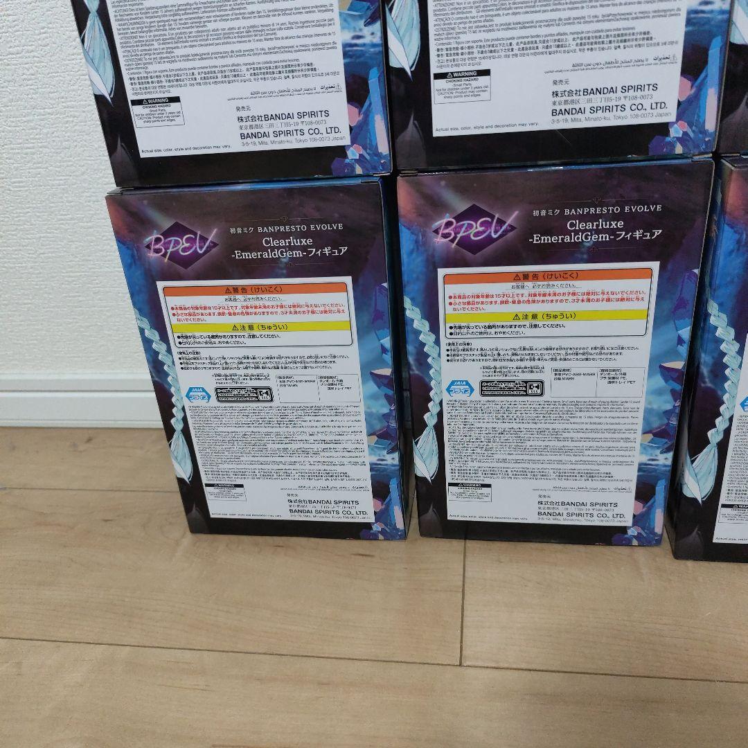 初音ミク ClearLuxE-EmeraldGem フィギュア　13個