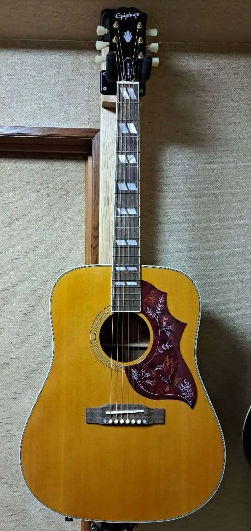 極上！Epiphone ハミングバードマスタービルド　アコギ