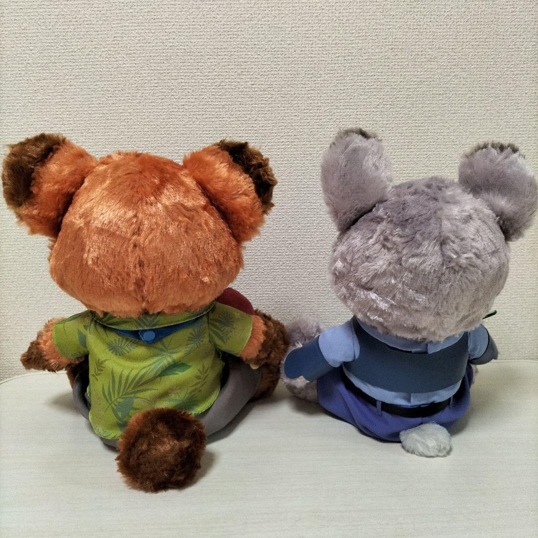 ユニベアシティ ズートピア ☆パウシクル☆パウキャロット　ぬいぐるみ 2点