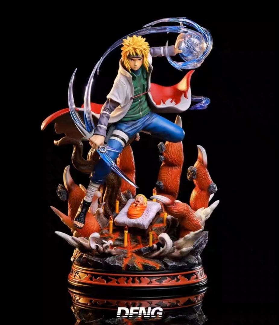 NARUTO ナルト 波風ミナト ガレージキット ガレキ スタチュー①⑤