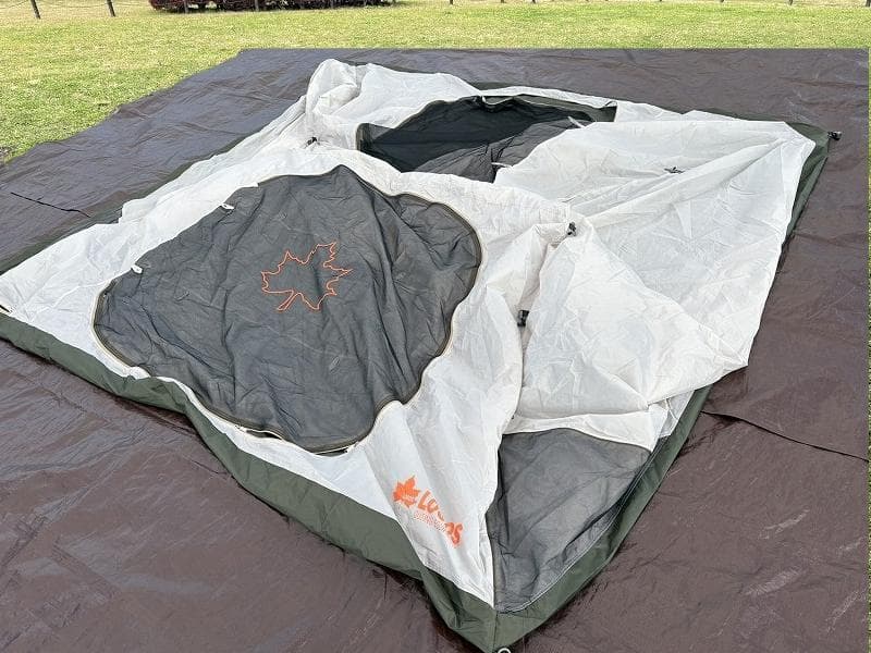 ロゴス neos PANELスクリーンドゥーブル XL-BJ マット シート付き