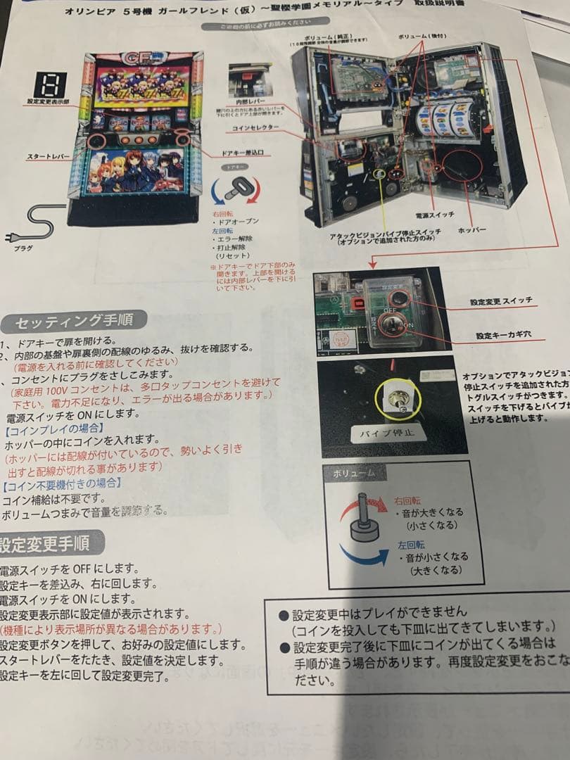 パチスロガールフレンド(仮)〜聖櫻学園メモリアル〜埼玉県草加市直接引取のみ