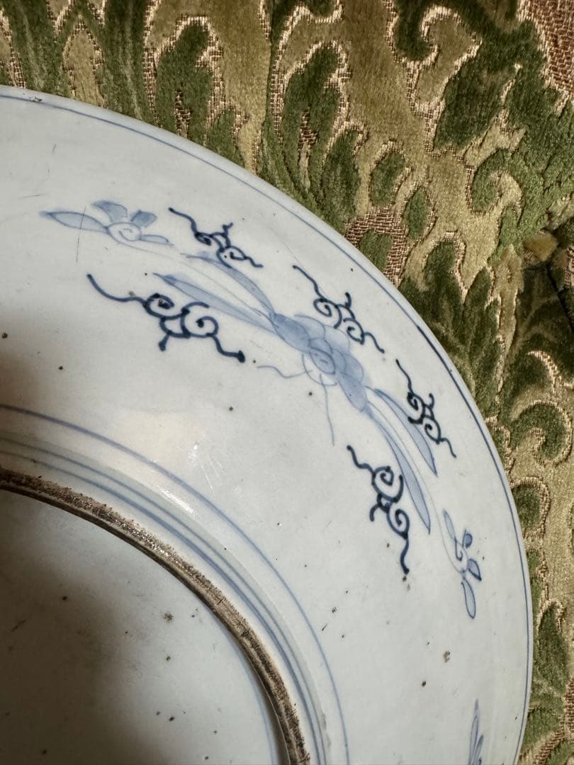 特大大皿！古伊万里　江戸時代　素敵な柄