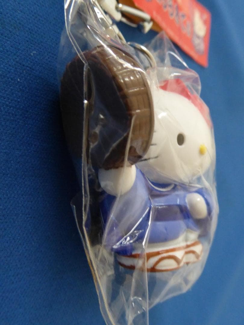 ハローキティ/上州限定/マスコット キーホルダー/群馬 国定忠治/サンリオ/新品