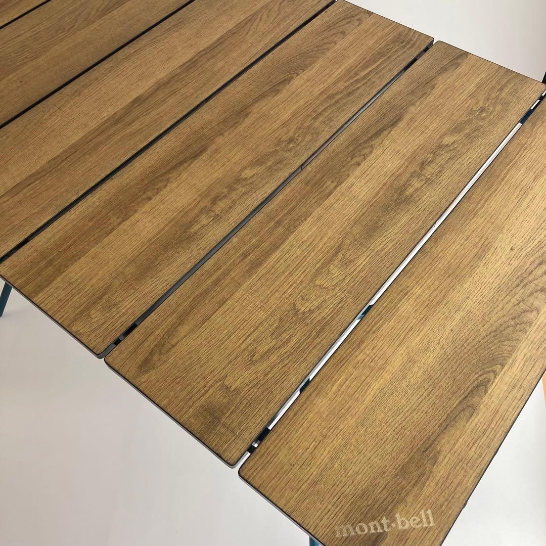 モンベル　マルチフォールディングテーブル　ワイド　アウトドア　キャンプ　3段階