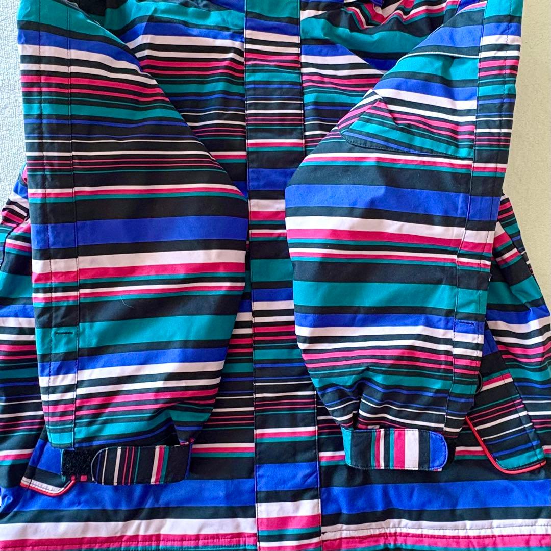 140 デサント　スキー　スノーボード　上下セット　ブルー　ブラック　ボーダー