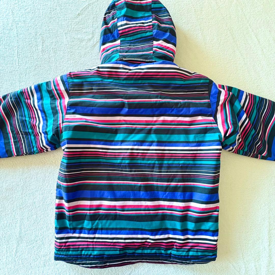 140 デサント　スキー　スノーボード　上下セット　ブルー　ブラック　ボーダー