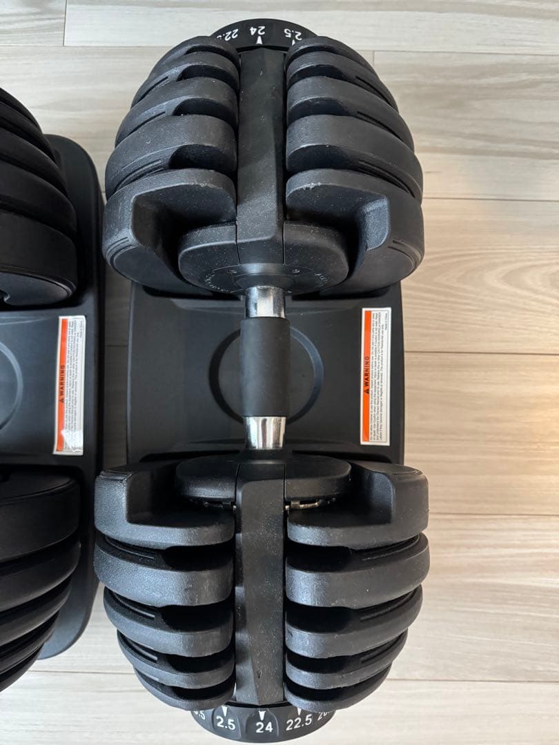 MOJEER ダンベル 可変式 24kg アジャスタブルダンベル 2個セット