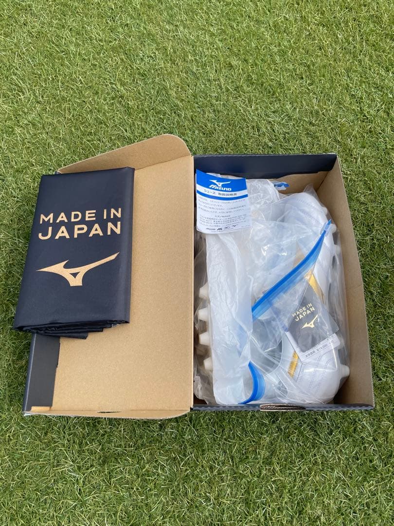 【新品・未使用】MIZUNO モレリア2japan ホワイト/ゴールド②