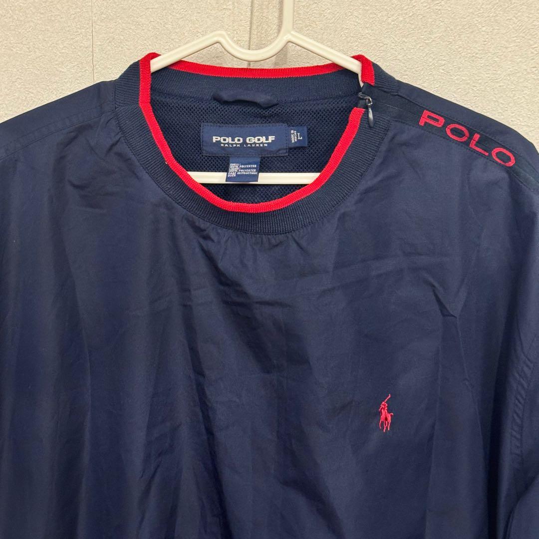 POLO GOLF ナイロンプルオーバージャケット L（ネイビー）ラルフローレン
