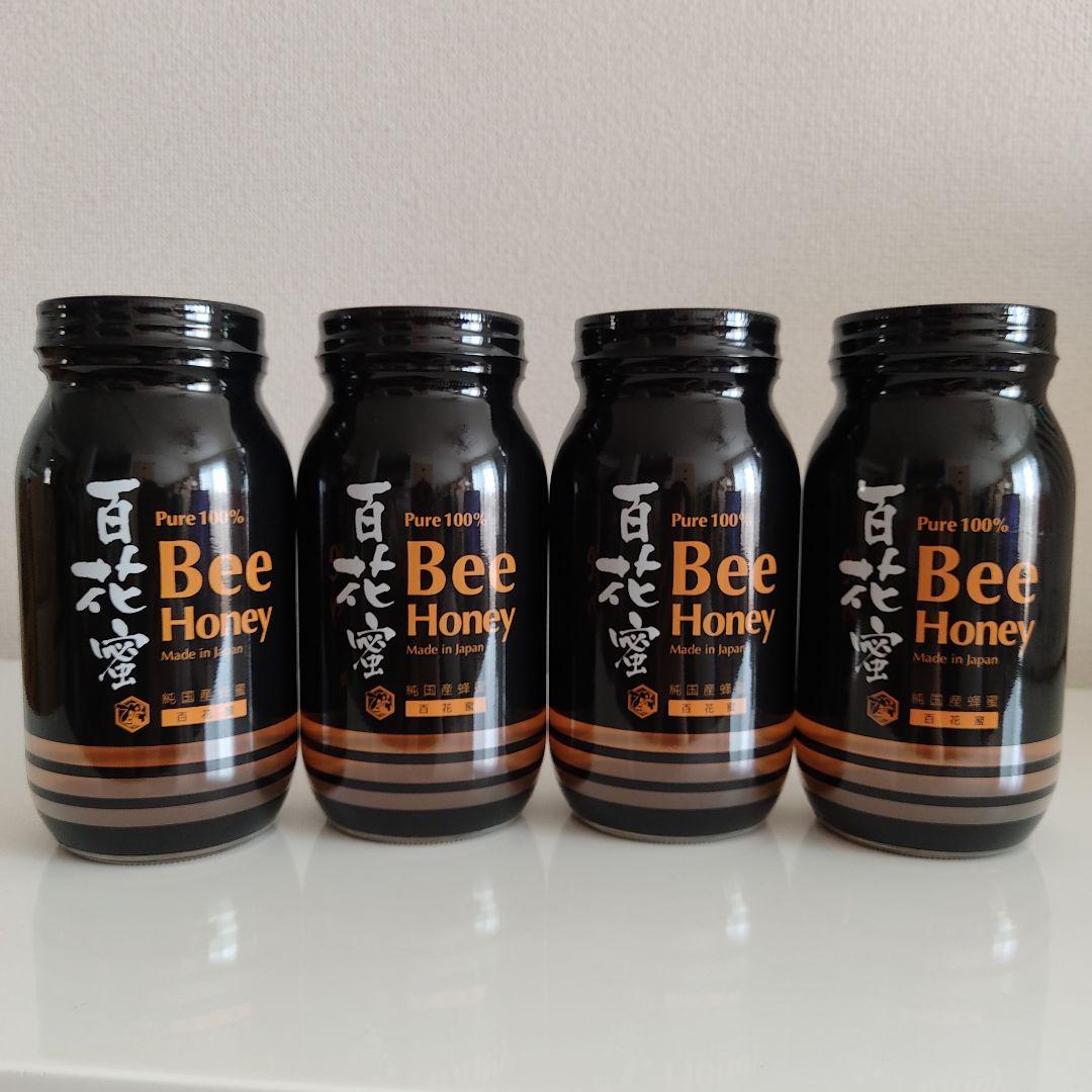 【はちみつ家】国産純粋百花はちみつ 1kg × 4個 非加熱生