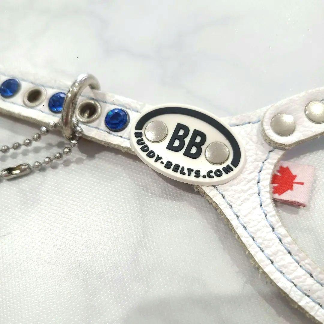 BUDDYBELT #2.5 白 スワロ付 美品 バディベルト バディーベルト