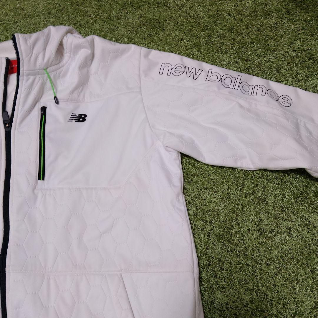 ニューバランス ゴルフ　 フルジップ フーディー　パーカー　白